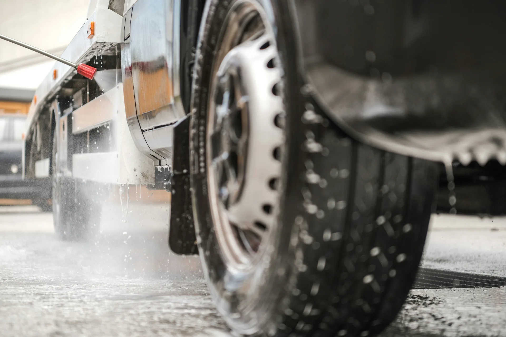 High Pressure Water Jet Closeup on /glossary/ — Calgary Pressure Washing Calgary